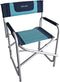Fauteuil - MIDLAND - Director Midland - Marineblauw / Turquoiseblauw
