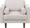 Fauteuil NURMO Stof Lichtbeige