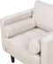 Fauteuil NURMO Stof Lichtbeige