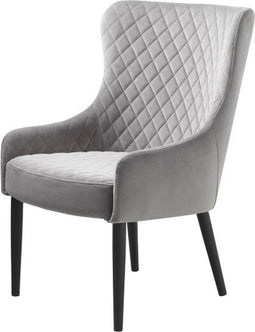 Fauteuil Ottowa Velvet - Grijs