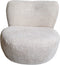 Fauteuil Polar draaibaar - Bouclé wit | Meubelplaats