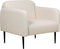 Fauteuil STOUBY Linnen Lichtbeige