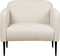 Fauteuil STOUBY Linnen Lichtbeige