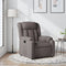 Fauteuil verstelbaar stof taupe