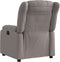 Fauteuil verstelbaar stof taupe