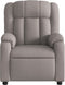 Fauteuil verstelbaar stof taupe