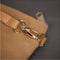 Faux Leather Clutch, l: 21 cm, h: 18 , lichtbruin, 1stuk