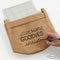 Faux Leather Papier, b: 50 cm, 350 g/m2, 1 m, donkerbruin