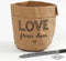 Faux Leather Papier, b: 50 cm, 350 g/m2, 1 m, lichtbruin