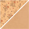 Faux leather papier met print, b: 49,5 cm, 350 g/m2, 1 m, lichtbruin