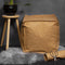 Faux leather papier met print, b: 50 cm, 350 g/m2, 1 m, lichtbruin