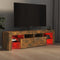 vidaXL - Tv-meubel - LED-verlichting - 140x36,5x40 - cm - gerookt - eikenkleurig