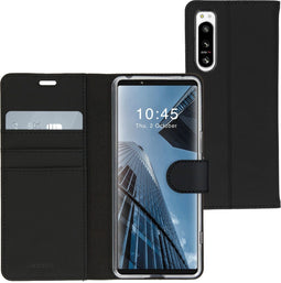 Accezz Xperia 5 IV - Wallet Softcase Booktype - 3 pashouders - Zwart