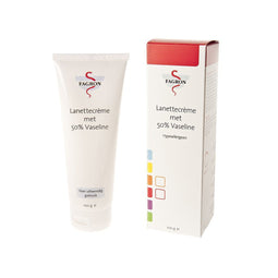 Lanettecreme Met 50% Vaseline Tube In Doos Fagron 100G