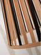 GOOD&MOJO Hanglamp Merapi - Bamboe/Zwart - Ø30cm - Modern - Hanglampen Eetkamer, Slaapkamer, Woonkamer