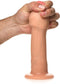 JOCK - Real Skin Vibrerend Dildo - 20 cm & Lichtkleurig
