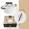 BE Living Essential Braadpan - Ø 24 cm - Keramisch - PFAS vrij - Inductie - Wit