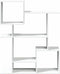 vidaXL - Kamerscherm - / - boekenkast - 92x29x112 - cm - bewerkt - hout - wit