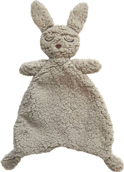 Petú Petú Snit Sherpa Knuffeldoekje - Beige konijn