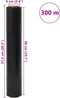 vidaXL - Stretchfilm - 2 - st - 20 - μm - 50 - cm - x - 300 - m - zwart