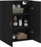 vidaXL - Wandkast - 69,5x34x90 - cm - zwart