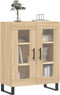 vidaXL - Dressoir - 69,5x34x90 - cm - bewerkt - hout - sonoma - eikenkleurig