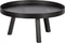 WOOOD Beira Salontafel - Hout - Zwart - 35xø76