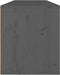 vidaXL - Wandkast - 100x30x35 - cm - massief - grenenhout - grijs