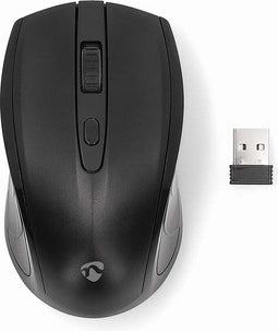 Nedis Muis - Draadloos - 800 / 1200 / 1600 dpi - Instelbare DPI - Aantal knoppen: 4 - Tweehandig