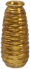 Vaas 16 x 16 x 41,5 cm Keramisch Gouden