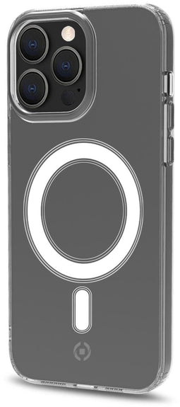 Celly GelskinMag - Soft Case - MagSafe Compatibel - Transparant