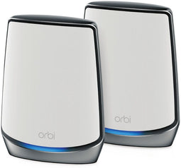 Netgear Orbi AX6000 - Mesh WiFi 6-systeem - Tot 350 m2 dekking - (2 stuks)