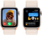 Apple Watch SE (2023) - Smartwatch - GPS en valdetectie - Geweven sportbandje Beige