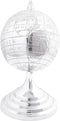 vidaXL - Globe - Sculptuur - Zilver - 16,5x14x26 - cm - Aluminium