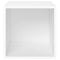 Tv-meubel 37x35x37 cm bewerkt hout wit
