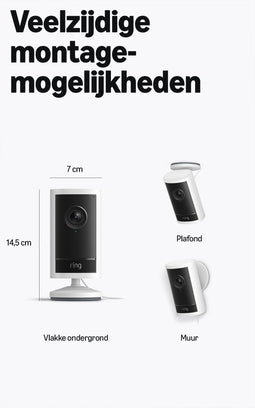 Ring Outdoor Camera Pro - Buitencamera - 4K - Wit