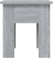 vidaXL - Salontafel - 40x40x42 - cm - bewerkt - hout - grijs - sonoma - eikenkleurig