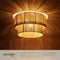 tectake® Plafondlamp Lignea Lux - Hanglamp Boho stijl - Ø45 x 27,5 cm - Jute lampenkap - 40W - Decoratieve sfeerlamp
