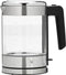 WMF KITCHENminis® - Glazen Waterkoker - 1L 1900W - Cromargan® Roestvrij Staal