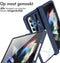imoshion Hoesje Geschikt voor Samsung Galaxy Z Fold 4 Hoesje - imoshion Camslider Backcover - Donkerblauw