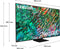 Samsung QE85QN90B - 85 inch - 4K Neo QLED - Quantum HDR 32x - Dolby Atmos - (2022)