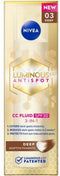 NIVEA Cellular LUMINOUS630 CC Fluid Cream met SPF 30 - Dark - Anti-Pigmentvlekken Crème - Gekleurde Dagcrème - Gezichtscreme - 40ml