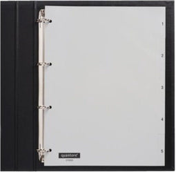 Tabbladen Quantore 4 Gaats 1-5 Genummerd Grijs Pp