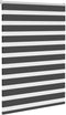 vidaXL - Zebra - rolgordijn - 100x150 - cm - stofbreedte - 95,9 - cm - zwart