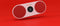 Polaroid P2 Music Player - Bluetooth Speaker - 20W RMS - Rood/Wit