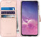 Accezz Hoesje Geschikt voor Samsung Galaxy S10e Hoesje Met Pasjeshouder - Accezz Wallet Softcase Bookcase - Roze