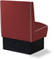 Bel Air Dinerbank Single Booth HW-70 Ruby