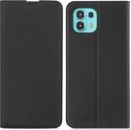 iMoshion Hoesje Geschikt voor Motorola Edge 20 Lite Hoesje Met Pasjeshouder - iMoshion Slim Folio Bookcase - Zwart