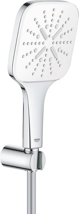 GROHE Rainshower SmartActive Cube 130 Badset - 3 straalsoorten - chroom/moon white