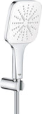 GROHE Rainshower SmartActive Cube 130 Badset - 3 straalsoorten - chroom/moon white